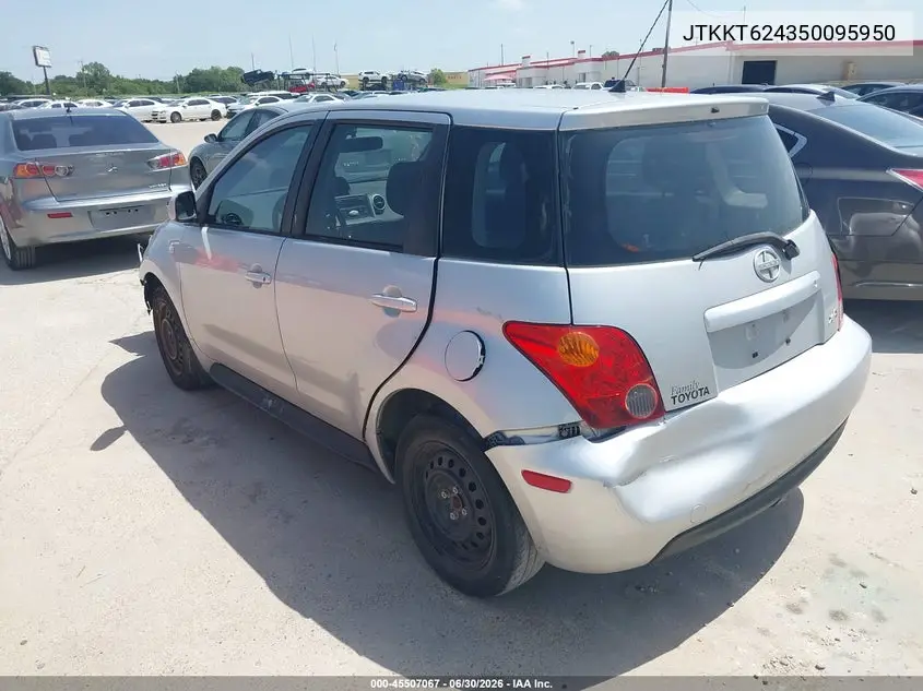 2005 Scion Xa VIN: JTKKT624350095950 Lot: 45507067