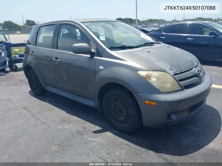 2005 Scion Xa VIN: JTKKT624X50107088 Lot: 45643081
