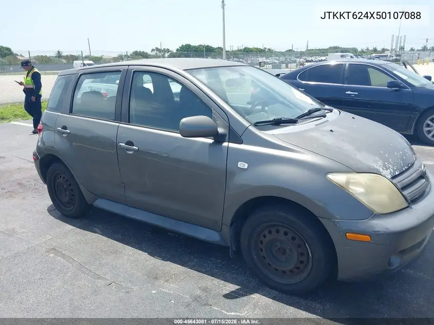 2005 Scion Xa VIN: JTKKT624X50107088 Lot: 45643081
