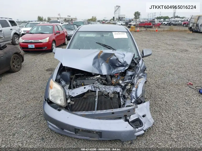 2006 Scion Xa VIN: JTKKT604965016224 Lot: 43142295
