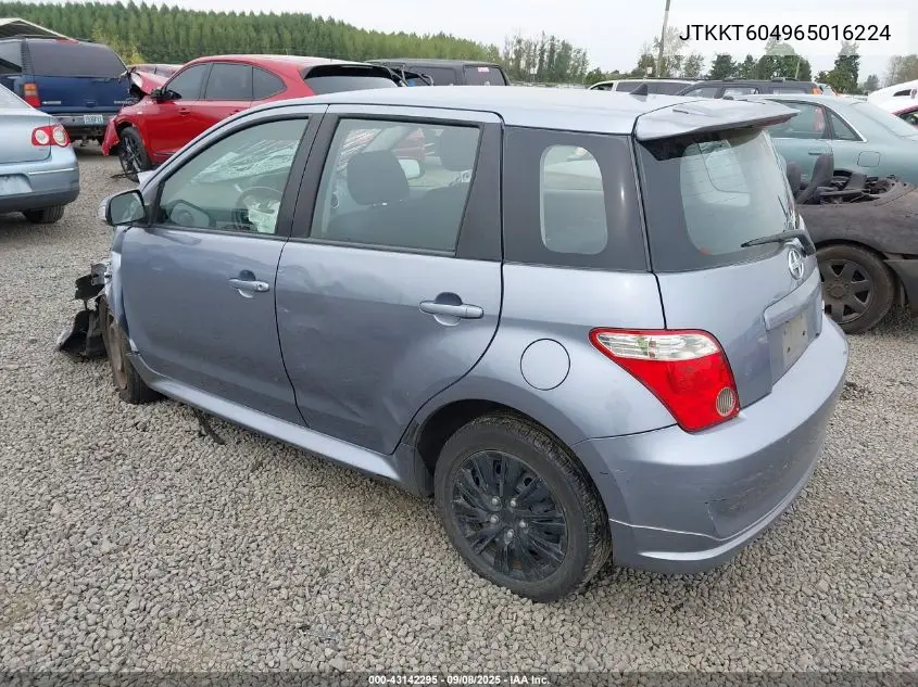 2006 Scion Xa VIN: JTKKT604965016224 Lot: 43142295