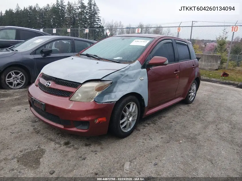2006 Scion Xa VIN: JTKKT604260134094 Lot: 44672765