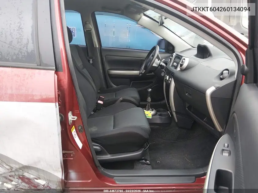 2006 Scion Xa VIN: JTKKT604260134094 Lot: 44672765