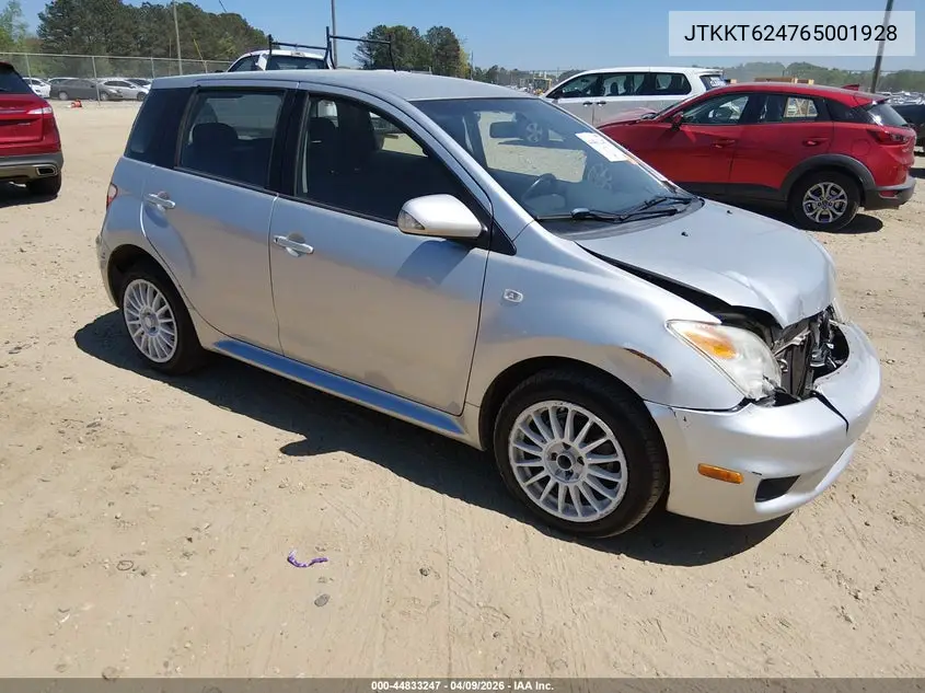 2006 Scion Xa VIN: JTKKT624765001928 Lot: 44833247
