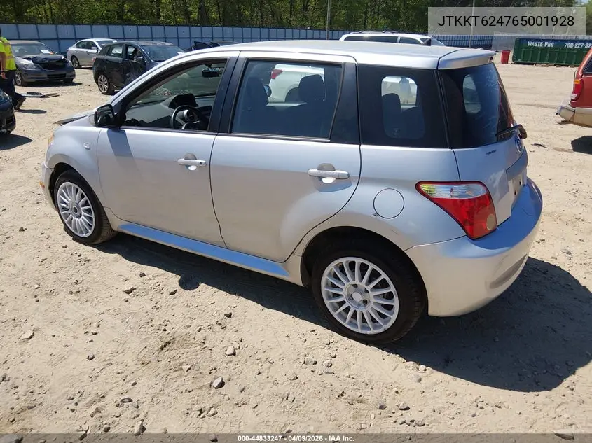 2006 Scion Xa VIN: JTKKT624765001928 Lot: 44833247
