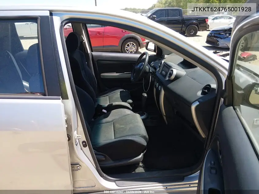 2006 Scion Xa VIN: JTKKT624765001928 Lot: 44833247