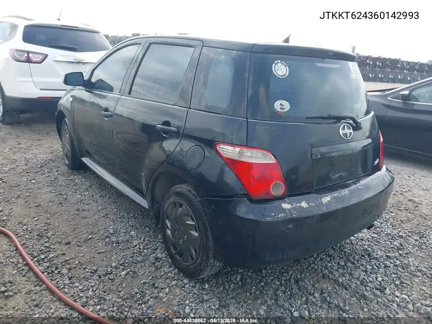 2006 Scion Xa VIN: JTKKT624360142993 Lot: 44838862