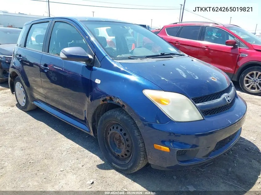 2006 Scion Xa VIN: JTKKT624265019821 Lot: 45247448