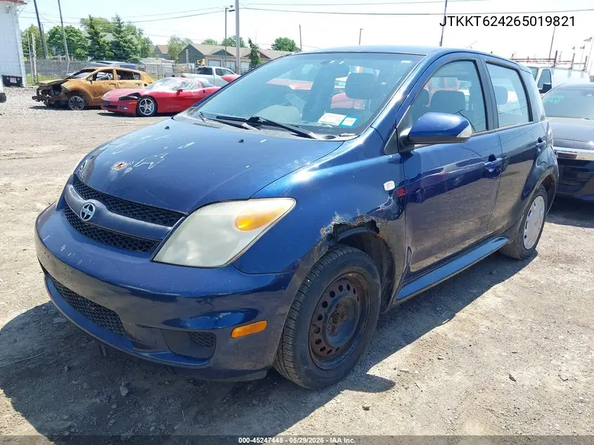 2006 Scion Xa VIN: JTKKT624265019821 Lot: 45247448