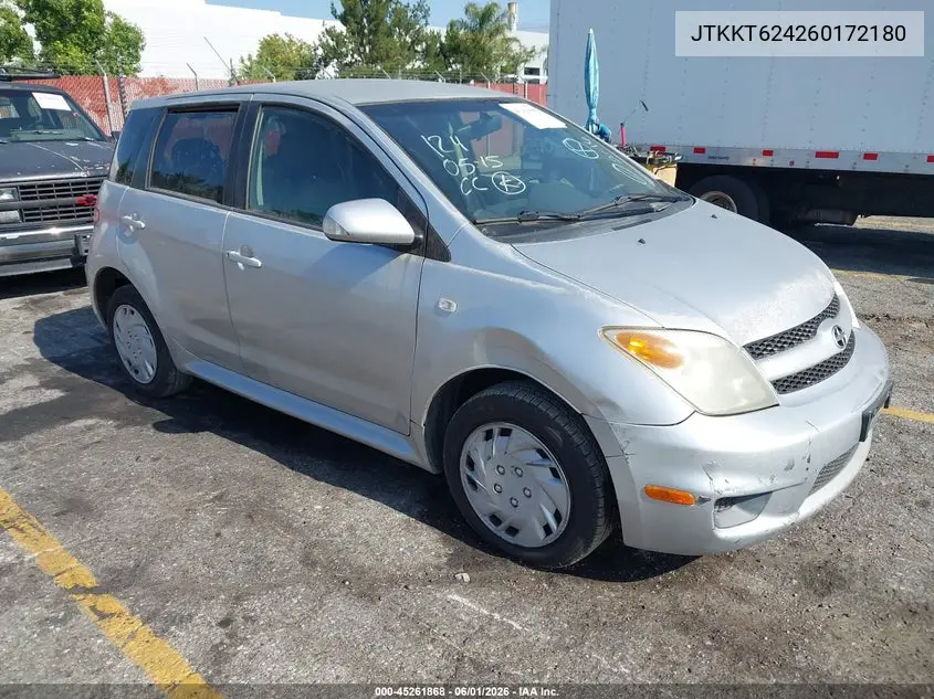 2006 Scion Xa VIN: JTKKT624260172180 Lot: 45261868