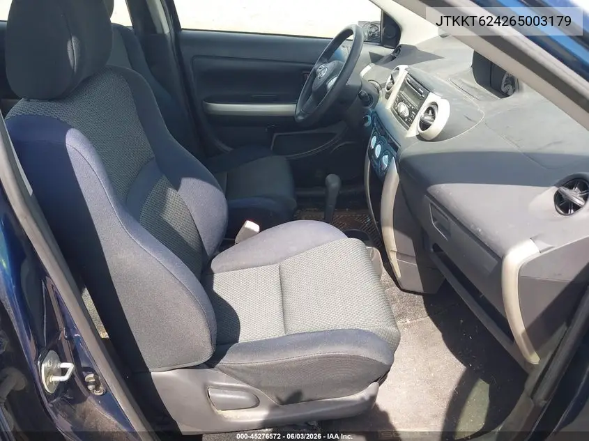 2006 Scion Xa VIN: JTKKT624265003179 Lot: 45276572