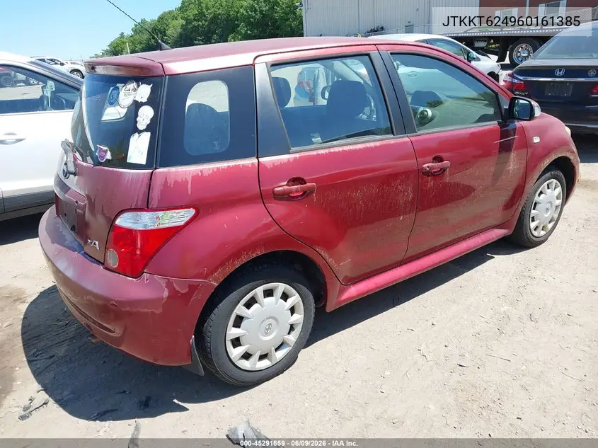2006 Scion Xa VIN: JTKKT624960161385 Lot: 45291659