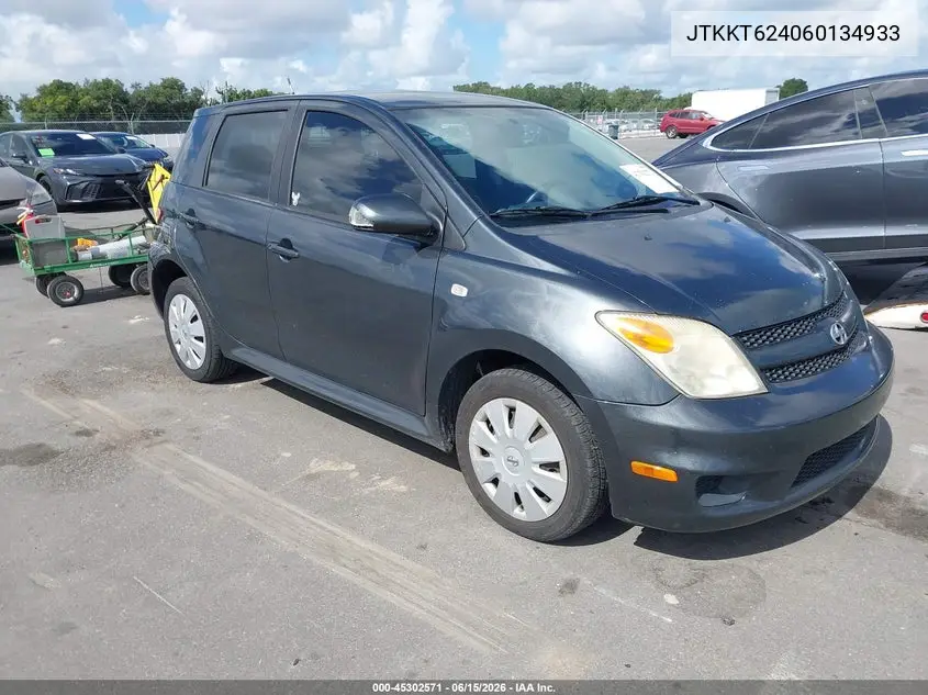 2006 Scion Xa VIN: JTKKT624060134933 Lot: 45302571