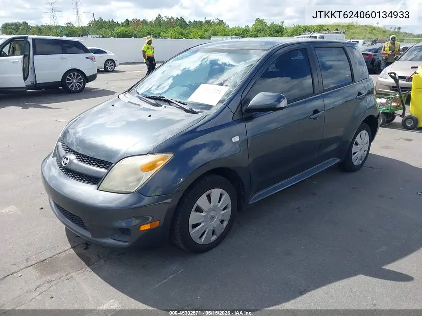 2006 Scion Xa VIN: JTKKT624060134933 Lot: 45302571