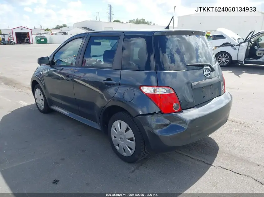 2006 Scion Xa VIN: JTKKT624060134933 Lot: 45302571