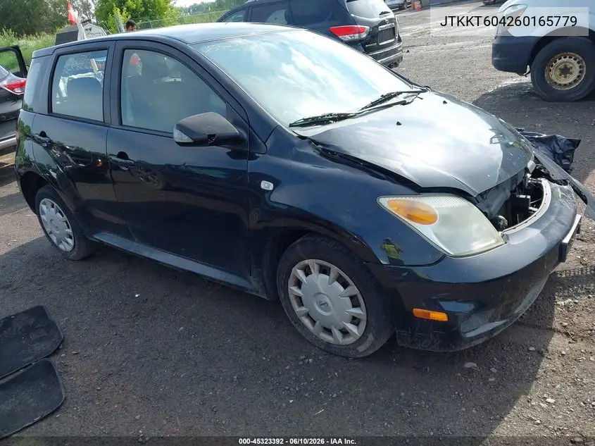 2006 Scion Xa VIN: JTKKT604260165779 Lot: 45323392