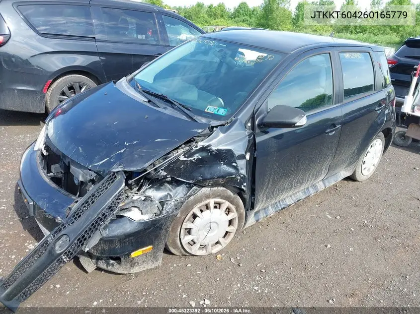 2006 Scion Xa VIN: JTKKT604260165779 Lot: 45323392