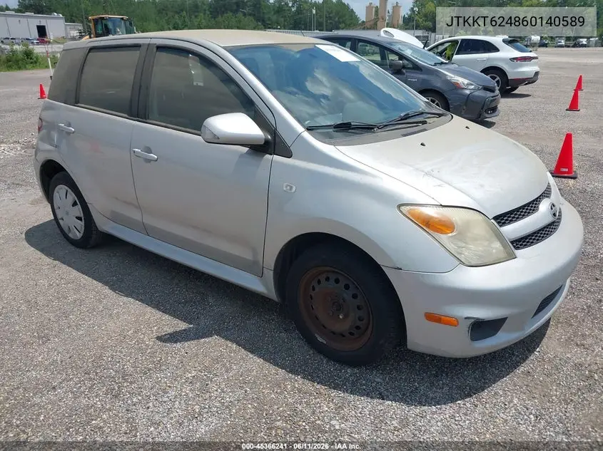 2006 Scion Xa VIN: JTKKT624860140589 Lot: 45366241