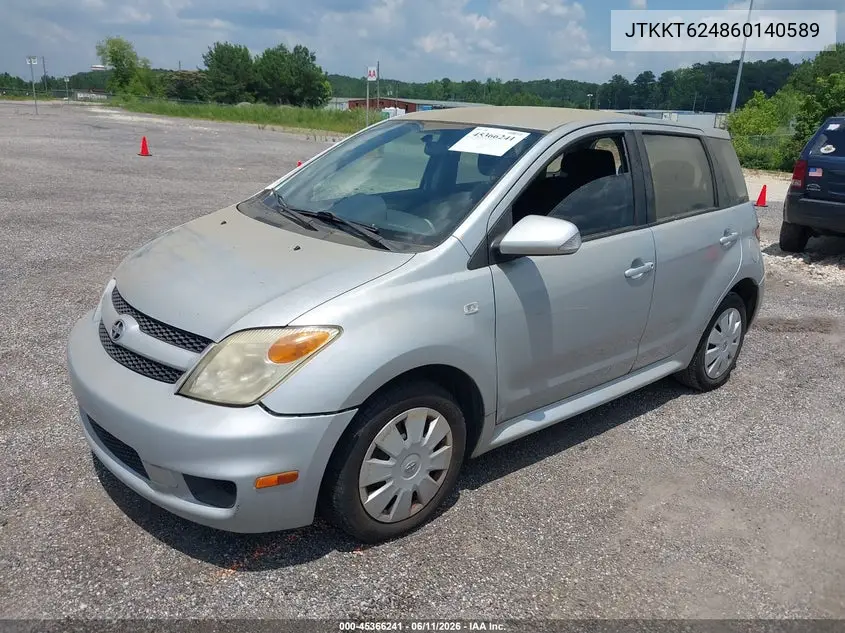 2006 Scion Xa VIN: JTKKT624860140589 Lot: 45366241