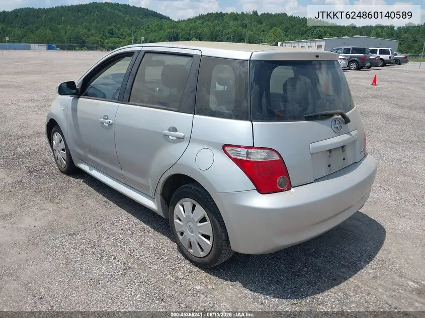 2006 Scion Xa VIN: JTKKT624860140589 Lot: 45366241
