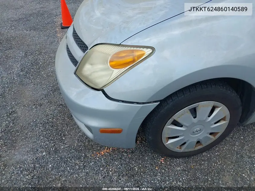 2006 Scion Xa VIN: JTKKT624860140589 Lot: 45366241