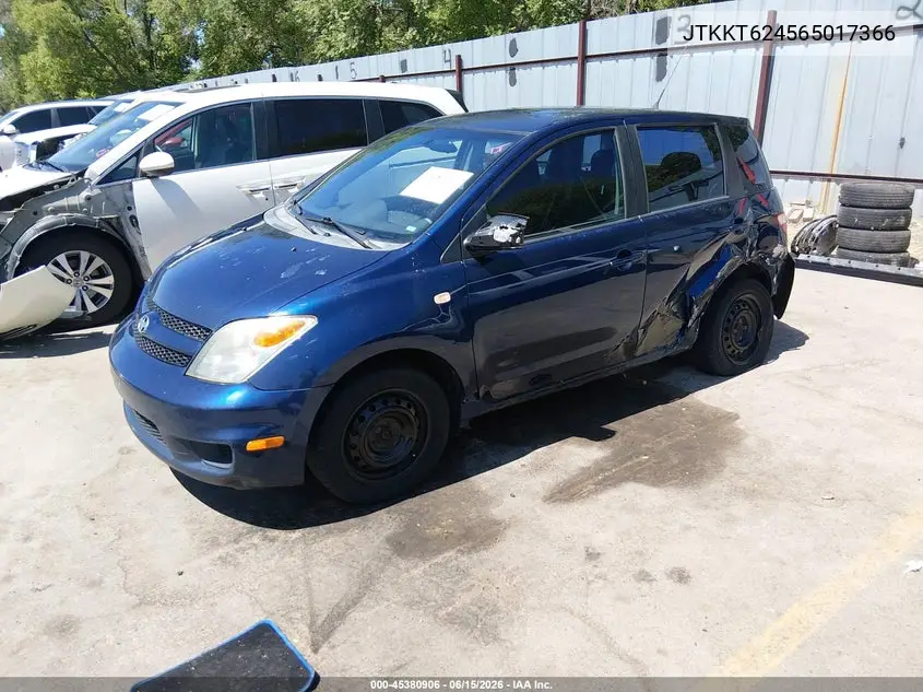 2006 Scion Xa VIN: JTKKT624565017366 Lot: 45380906
