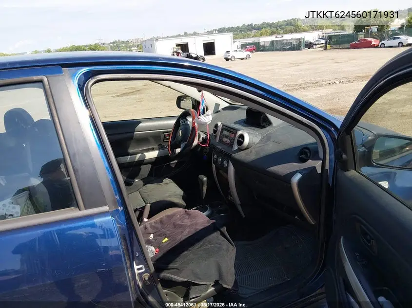2006 Scion Xa VIN: JTKKT624560171931 Lot: 45412061
