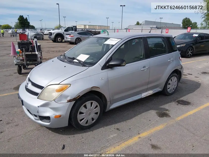 2006 Scion Xa VIN: JTKKT624660156872 Lot: 45412717