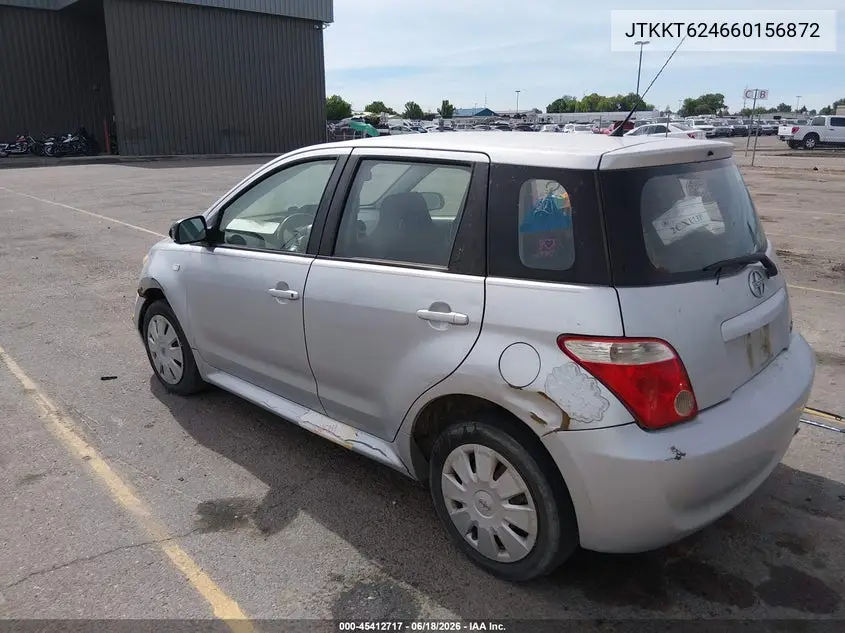 2006 Scion Xa VIN: JTKKT624660156872 Lot: 45412717