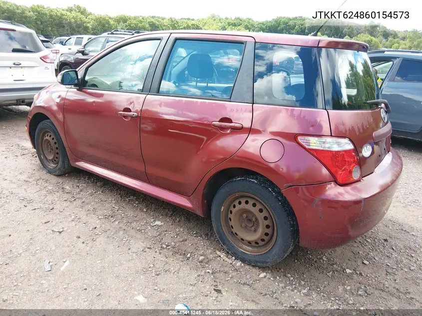 2006 Scion Xa VIN: JTKKT624860154573 Lot: 45415245
