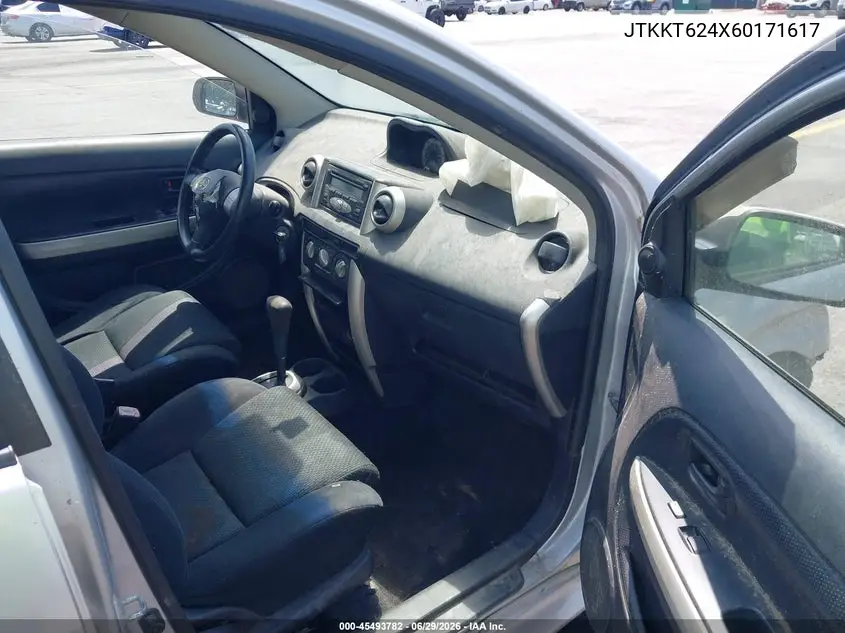 2006 Scion Xa VIN: JTKKT624X60171617 Lot: 45493782