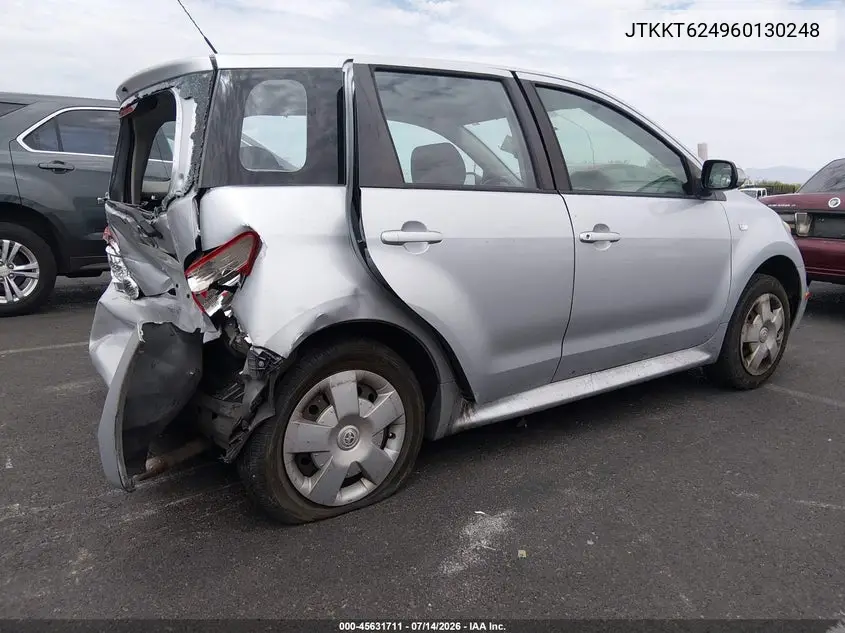 2006 Scion Xa VIN: JTKKT624960130248 Lot: 45631711