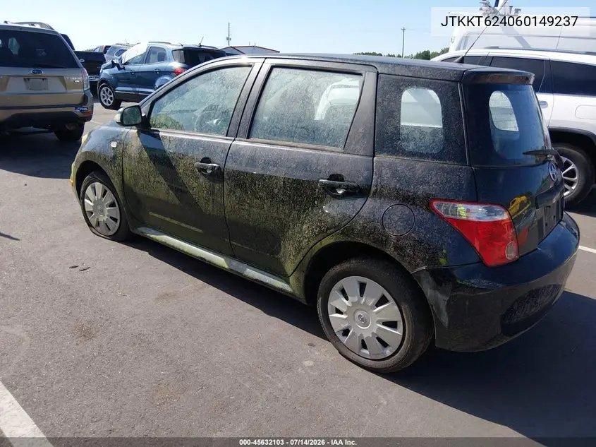 2006 Scion Xa VIN: JTKKT624060149237 Lot: 45632103