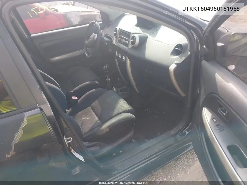 2006 Scion Xa VIN: JTKKT604960151958 Lot: 45659071
