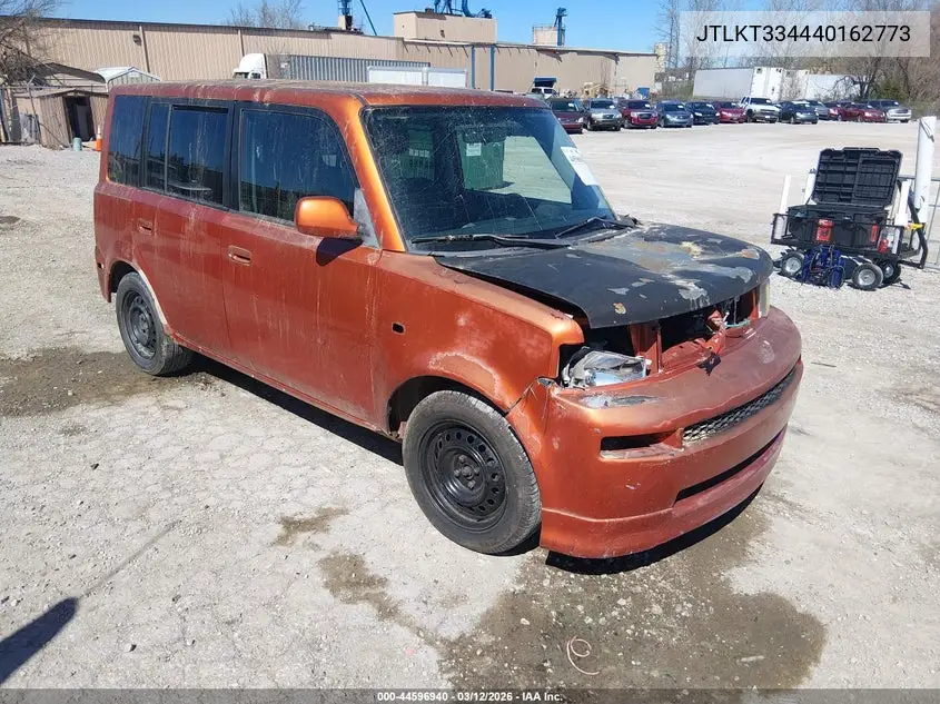 2004 Scion Xb VIN: JTLKT334440162773 Lot: 44596940