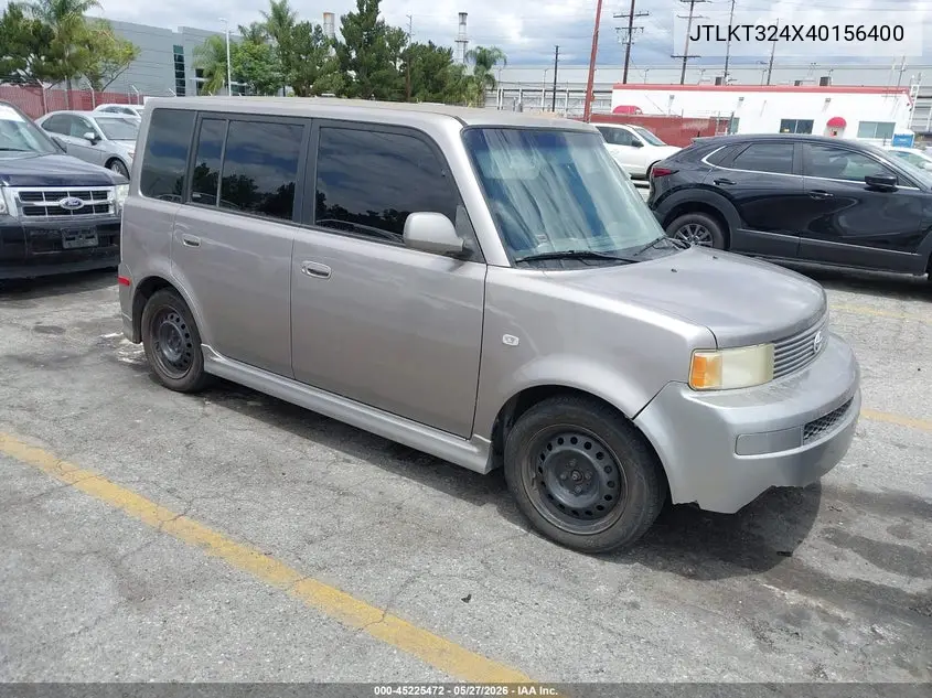 2004 Scion Xb VIN: JTLKT324X40156400 Lot: 45225472