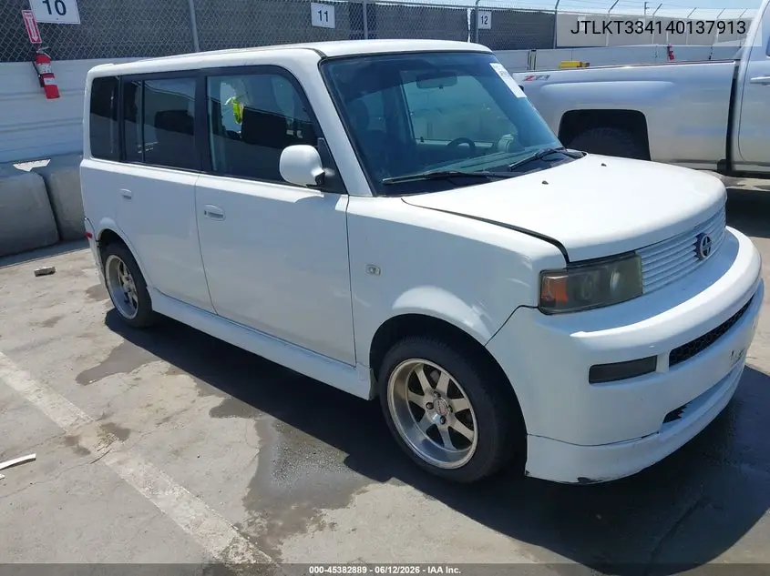 2004 Scion Xb VIN: JTLKT334140137913 Lot: 45382889