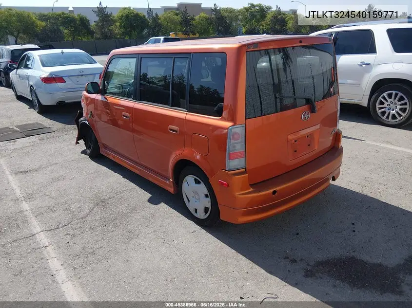 2004 Scion Xb VIN: JTLKT324540159771 Lot: 45386966