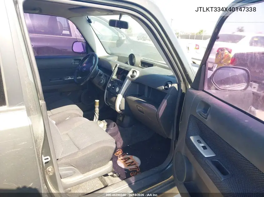 2004 Scion Xb VIN: JTLKT334X40147338 Lot: 45390346