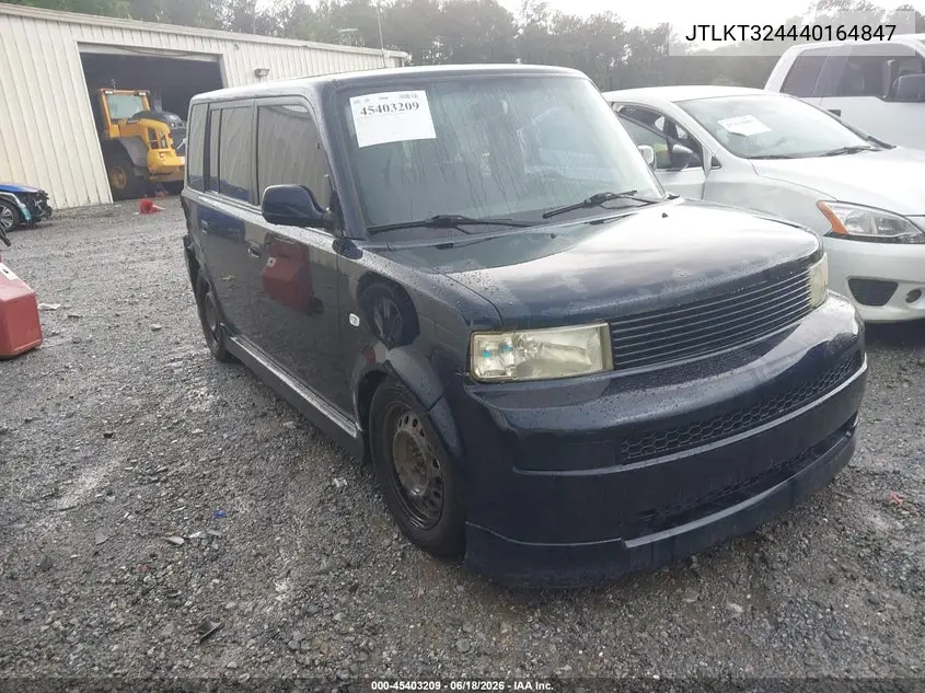 2004 Scion Xb VIN: JTLKT324440164847 Lot: 45403209