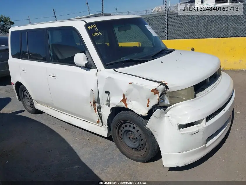 2004 Scion Xb VIN: JTLKT324840169713 Lot: 45439626