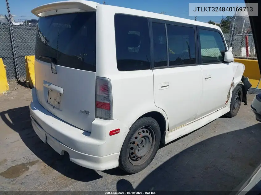 2004 Scion Xb VIN: JTLKT324840169713 Lot: 45439626
