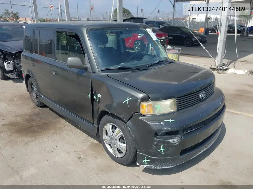 2004 Scion Xb VIN: JTLKT324740144589 Lot: 45543904