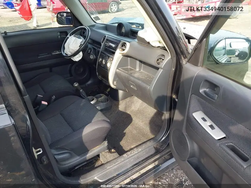 2004 Scion Xb VIN: JTLKT334940158072 Lot: 45577285