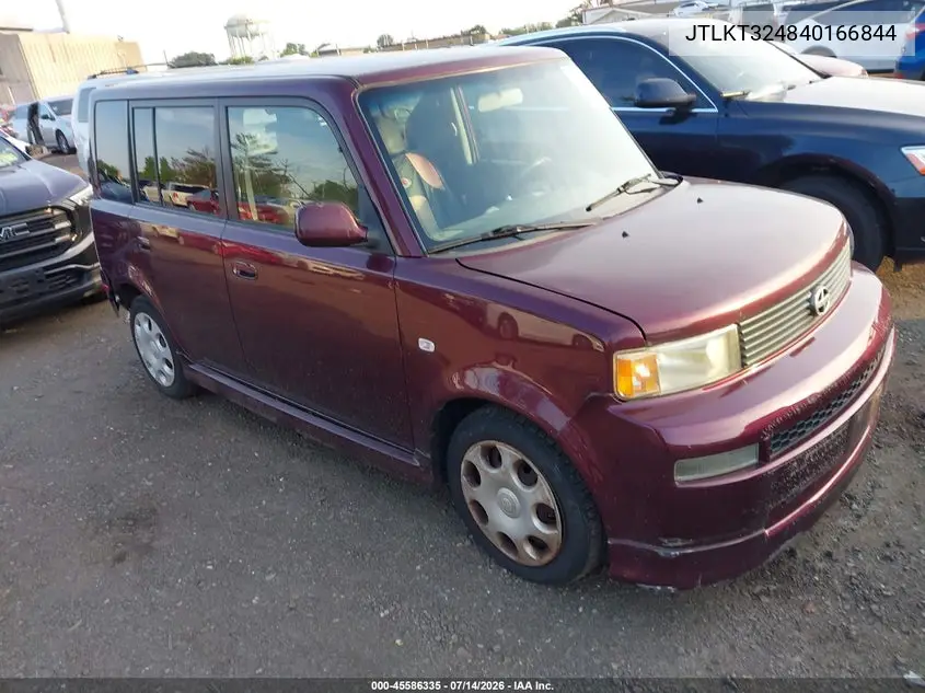 2004 Scion Xb VIN: JTLKT324840166844 Lot: 45586335