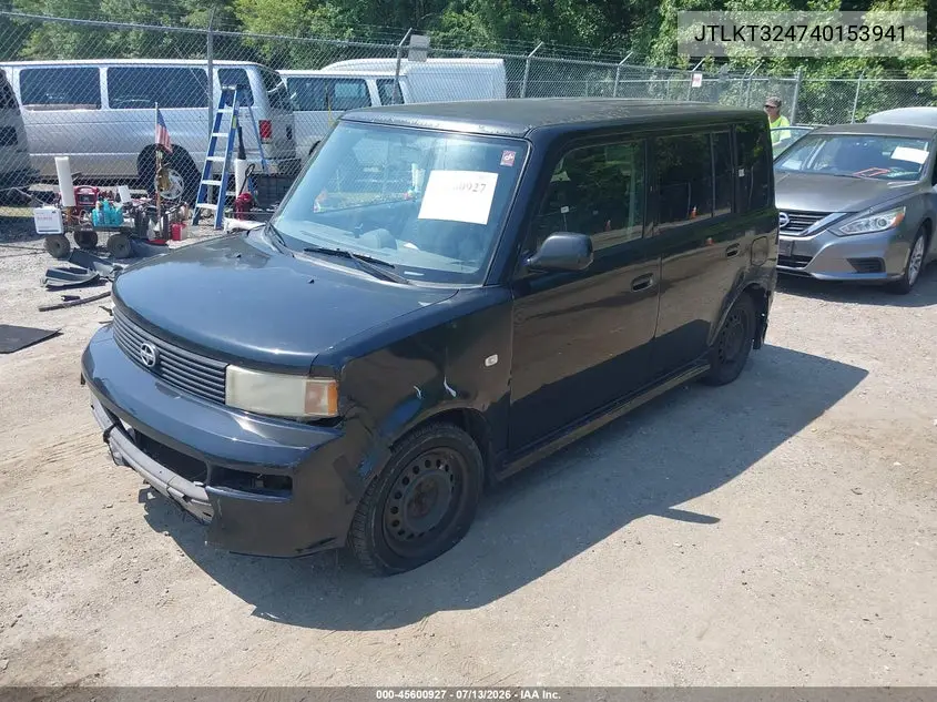 2004 Scion Xb VIN: JTLKT324740153941 Lot: 45600927