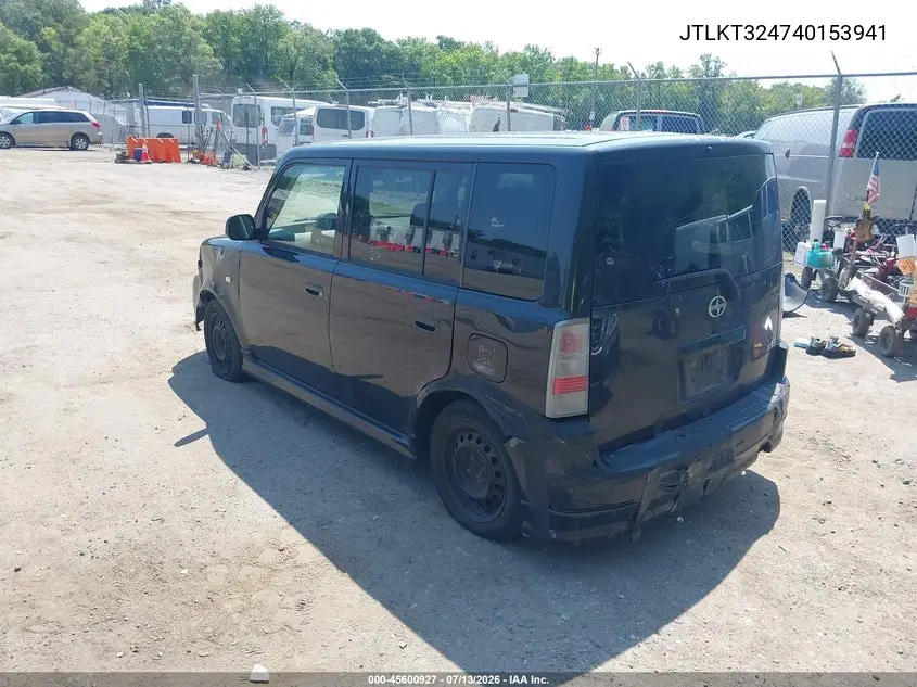 2004 Scion Xb VIN: JTLKT324740153941 Lot: 45600927