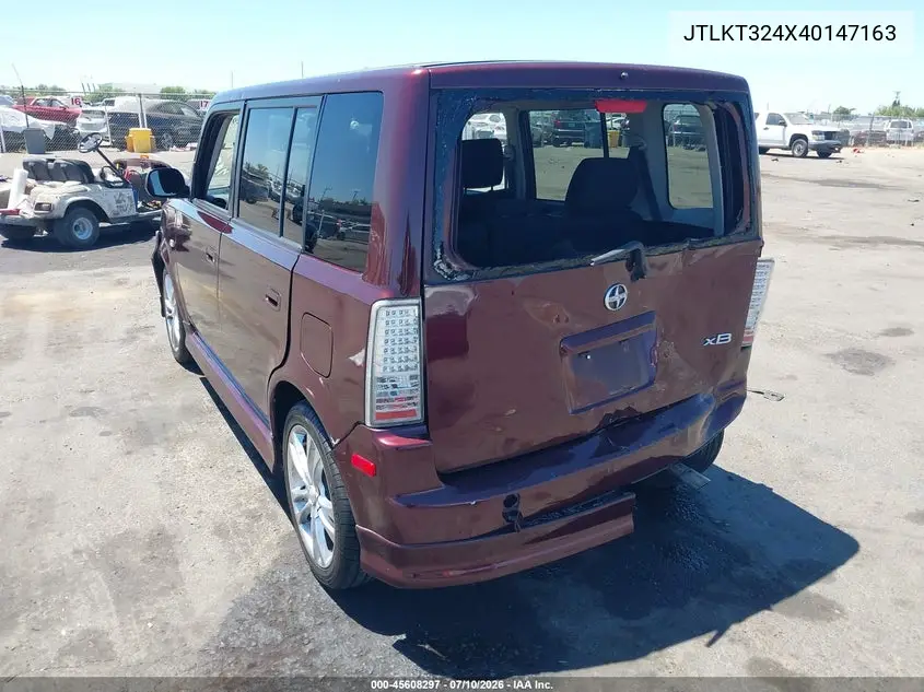 2004 Scion Xb VIN: JTLKT324X40147163 Lot: 45608297
