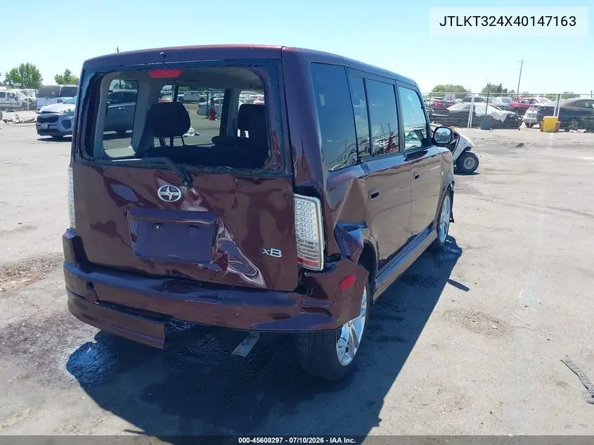 2004 Scion Xb VIN: JTLKT324X40147163 Lot: 45608297