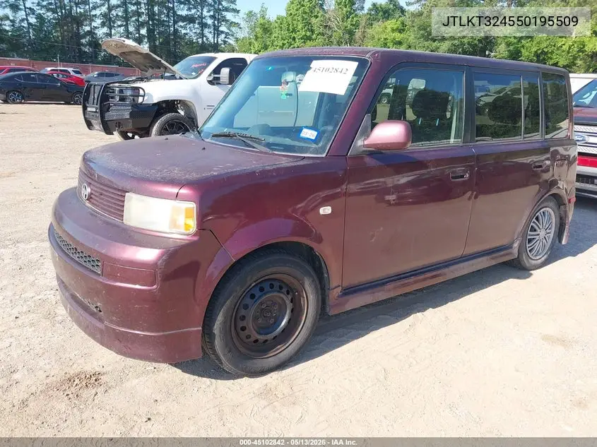 2005 Scion Xb VIN: JTLKT324550195509 Lot: 45102842